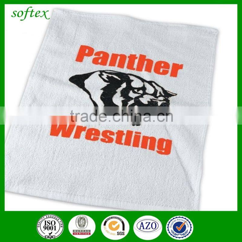 China Wholesale 100% cotton logo print custom rally towel