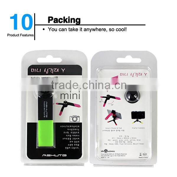 Portable Folding Tripod Mini Desktop Stand Rotation Holder for All Smart Phones Pad and Digital Camera