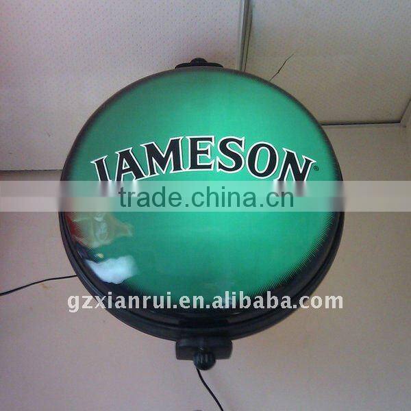 Fluorescent lamp Revolving Pub ABS Light Box