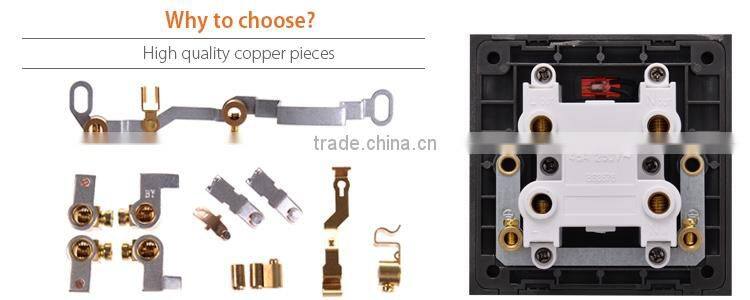 V0 fireproof PA with CE 45A air condition wall switch