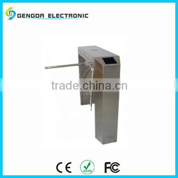 304 stainless steel high quality swipe card crowd management bridge type tripod barrier