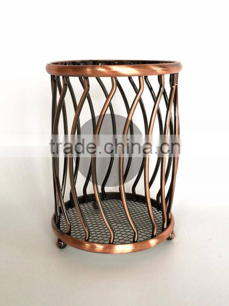 Spatula, Silverware Holder for Kitchen Countertop Storage - Bronze