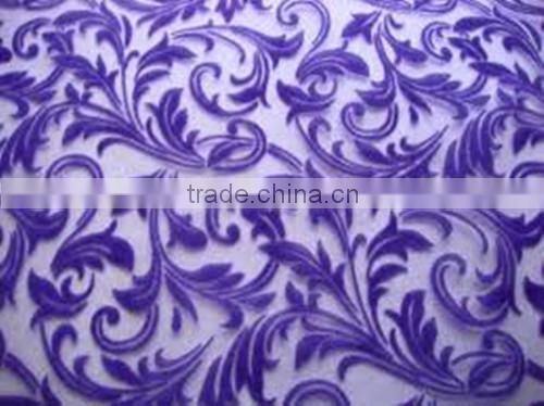 Hot Sale Flocking Organza Fabric