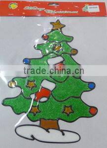 Hot Sale Santa Claus Decorative Sticker/Home Decor