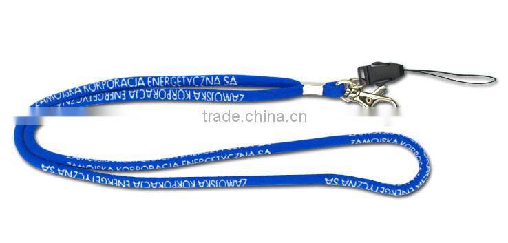 hot sales high quality mobile phone woven lanyard wholesale promotion