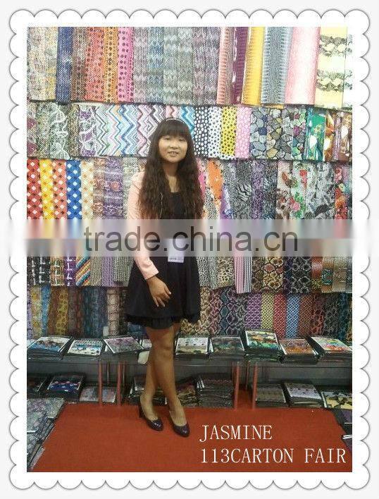 shinning synthetic pvc fancy leather for decoration