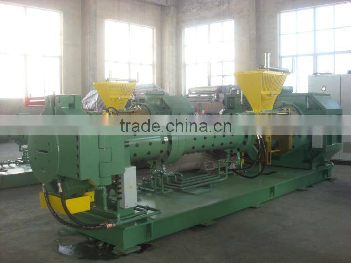 Made in China high quality pin barrel single screw cold feed rubber extruder machine