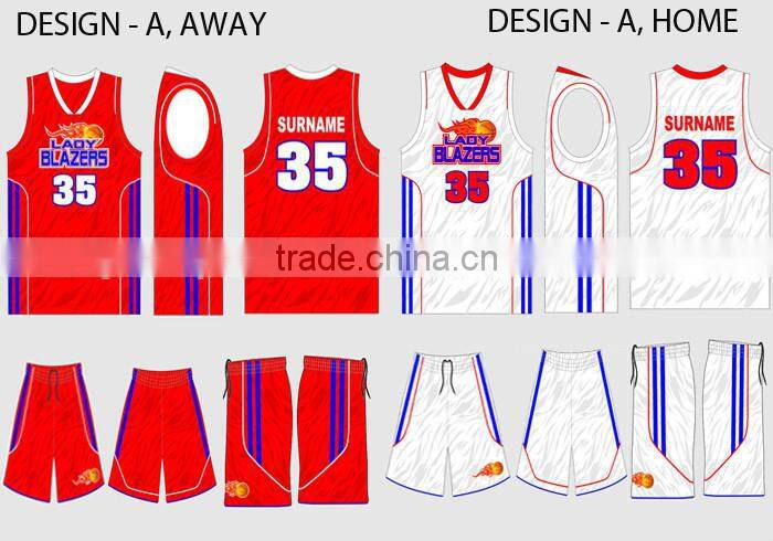 Dri fit full sublimation OEM service design your own basketball uniform