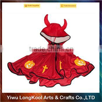 High quality cosplay devil cape for halloween children cape dresses