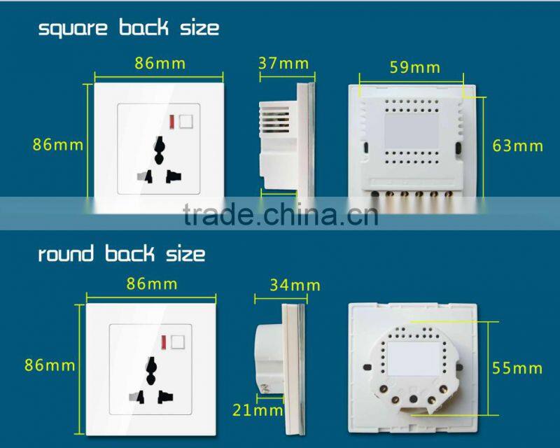 new system smart wifi remote control by wall socket from Lanbon via IOS and android phone APP