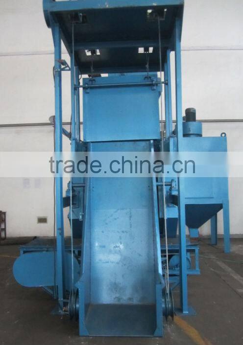 High efficiency rubber belt shot blasting equipment /blastrac shot blasting machine