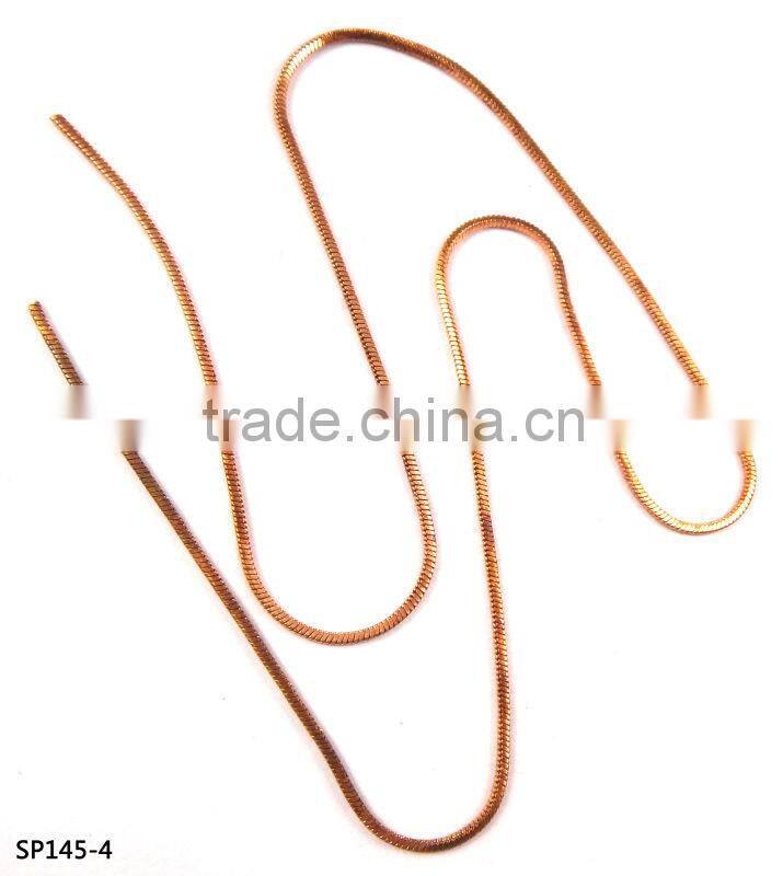 Round Shape Brass Snake Chain for jewelry making
