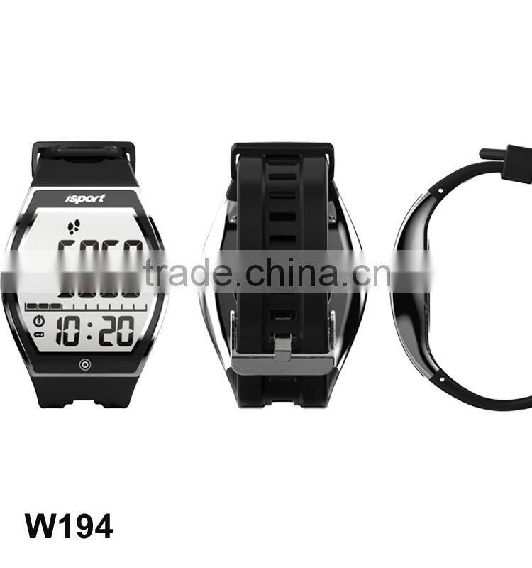Wireless Charging E ink Paper Display Bluetooth Wrist Watch Pedometer