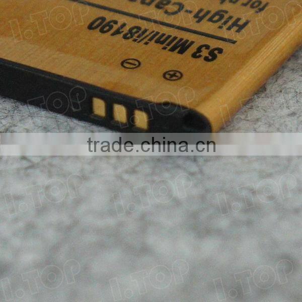 For Samsung Galaxy S3mini i8190 mobile battery,3.7V 2450mAh,18 months warranty
