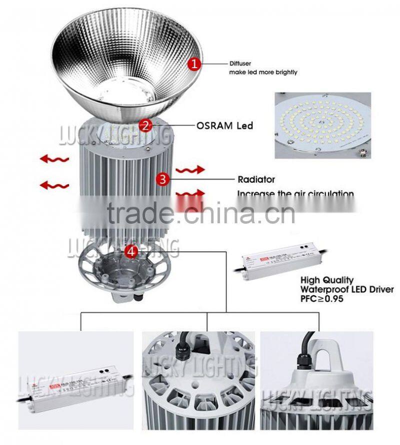 saa 2016 australia 240v high bay light fixture 200 watt led high bay lamp
