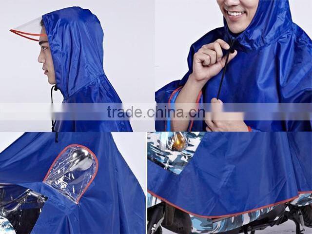 2016 Fashion Windproof motorcycle raincoat poncho