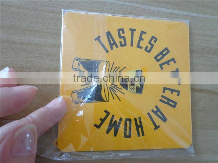 Custom good quality cheap paper beer mats paper mats paper coaster