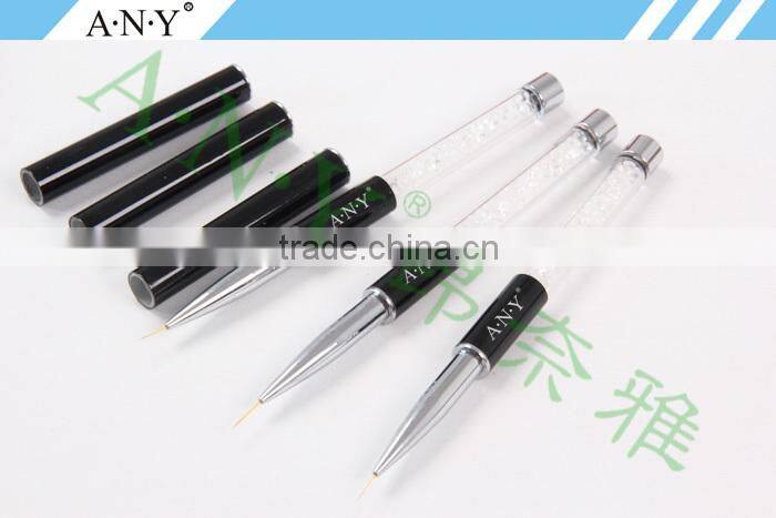 ANY Nail Art Beauty Care Crystal UV Gel Nails Design Liner Painting Nail Artist Nail Brushes