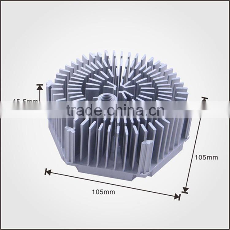 50-60 W down light aluminum cold forging heat sink