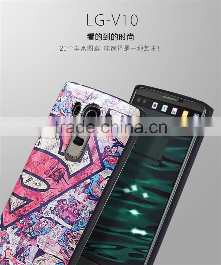 Colored drawing Flower Flag Catoon Soft TPU Silk Skin case for LG G5/LG V10