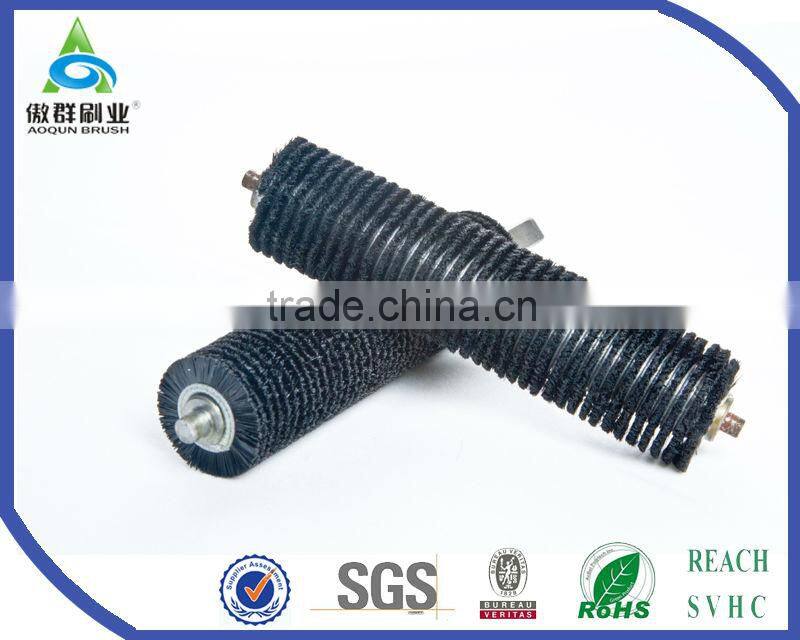 High Quality Spiral Nylon Rotary Brush Conveyor Belt Cleaner