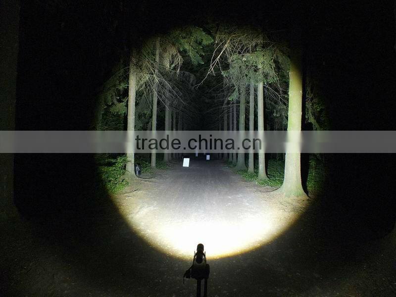 Cree XM-L T6 zoom flashlight used bicycle TANK007 TK737
