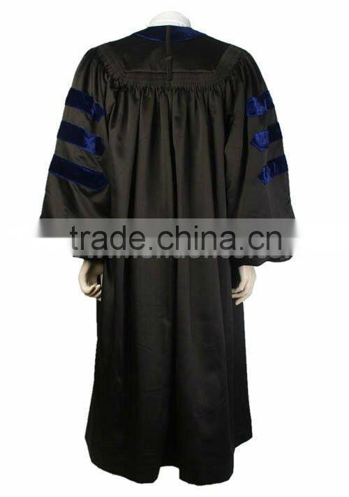 Phd Regalia-Deluxe Phd /Doctoral Graduation Gown