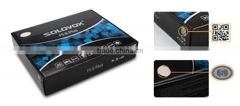 F5S Plus Satellite Receiver with Dual Core 600MHz Processor DVB-S2 LED Display Support WEB TV