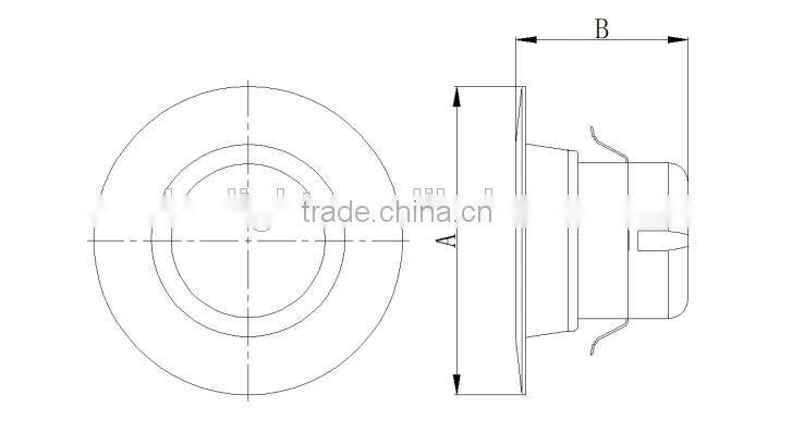 Super Bright downlight Aluminum 9W led downlight with E26