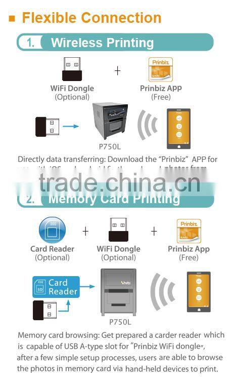 High Quality Photo Printer Dye Sublimation Hiti Thermal Photo printer P750L