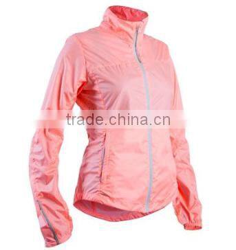 Woman outwear suntan-proof wear UV-protection wear breathable windbreaker Pink