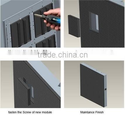 High brightness outdoor DIP stadium p10 led screen stage media TV led screen