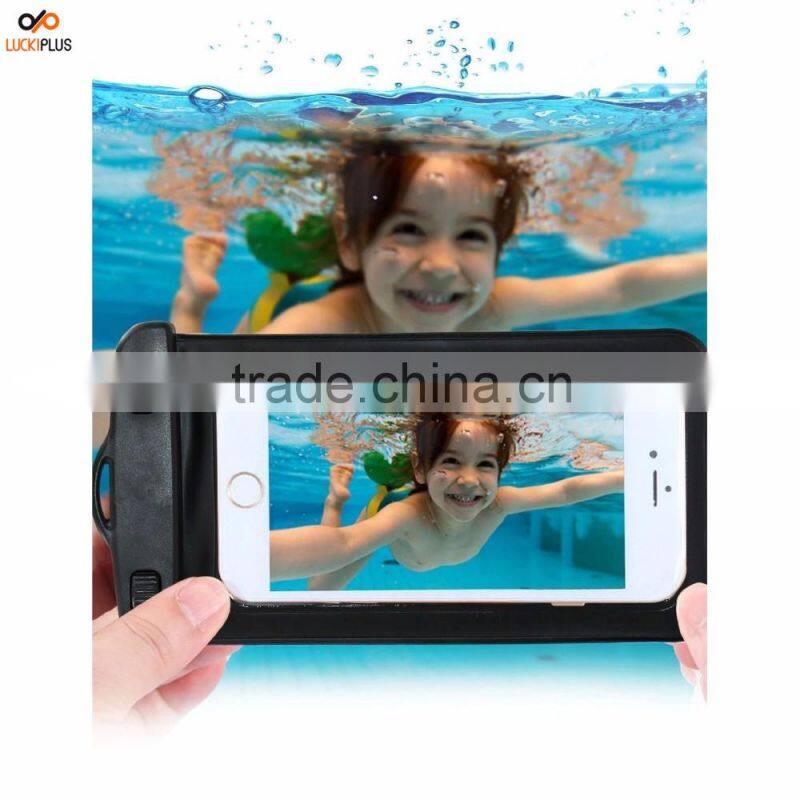 Luckiplus Travel Sport Swimming Phone Bag Waterproof, Snowproof, Dirtproof Case Bag for Phone Safe in Water