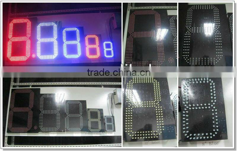 10" 8.888 Green LED gas price sign