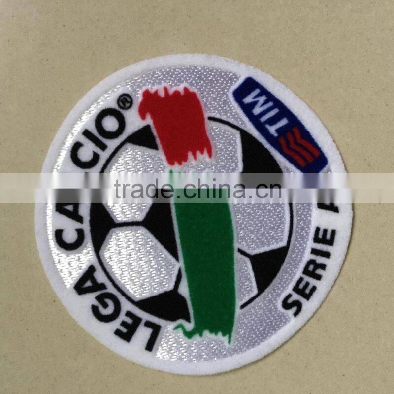 factory direct 3d tatami material soccer patches football jersey name patches soccer team patches