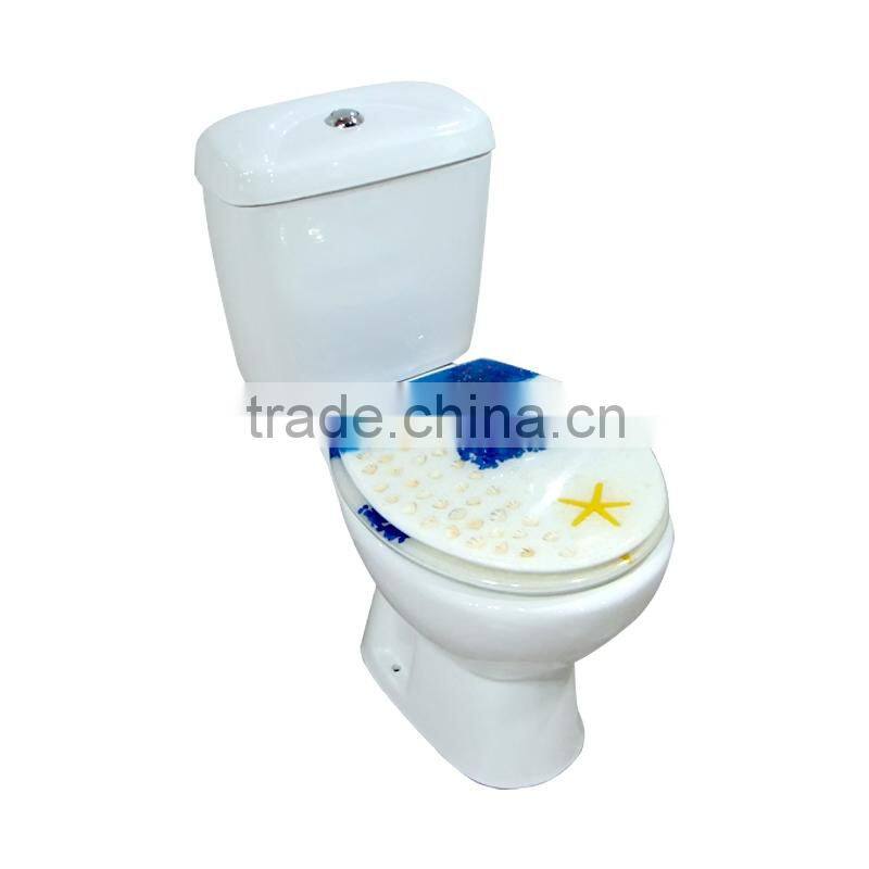 Elongated made in China polyresin bathroom sanitary color wc seat cover