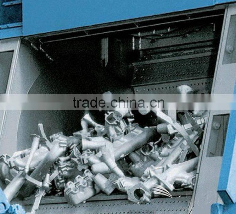 Q32 Tumble rubber/steel belt barrel shot blasting equipment China