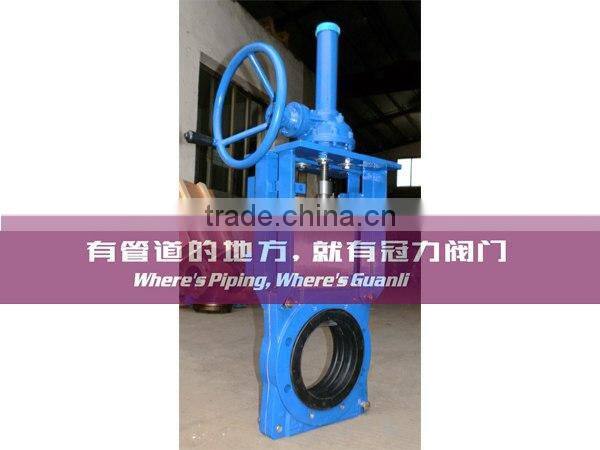 2015 new technology slurry knife gate valve