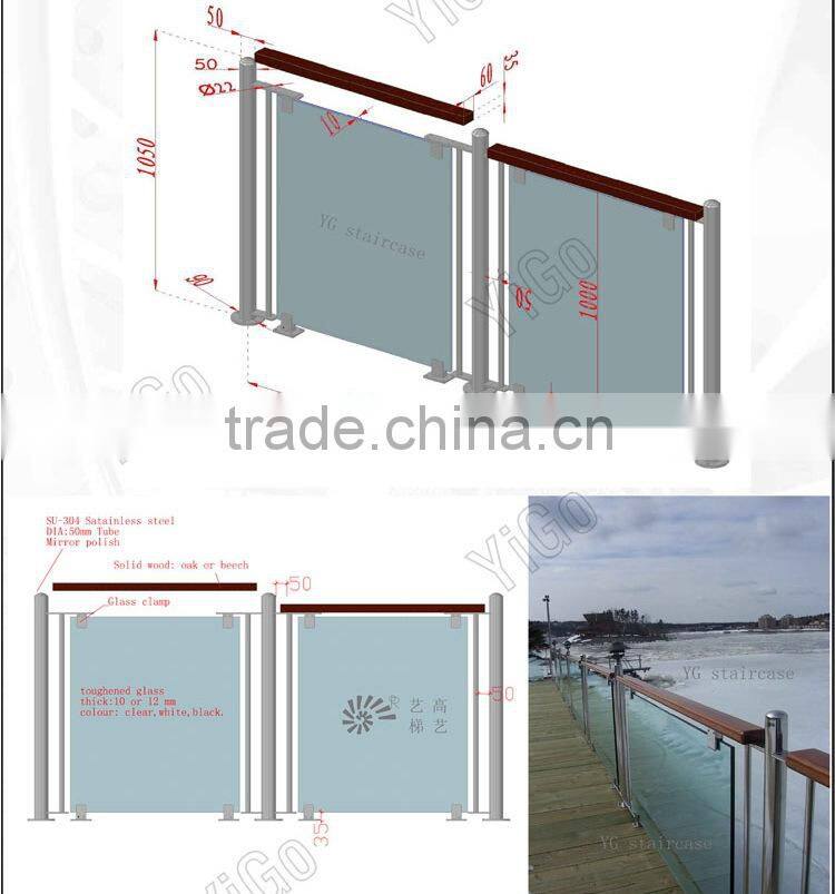 Metal Balcony Railing/Balcony Railing Design Glass/Cheap Deck Railing
