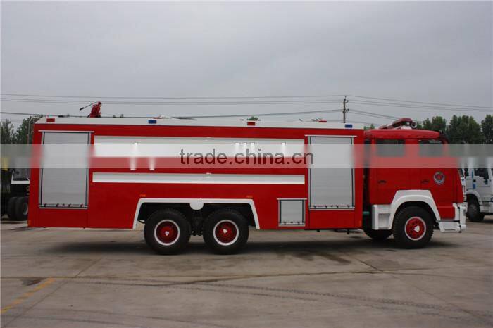 SINOTRUCK STEYR 6*4 water tank fire truck