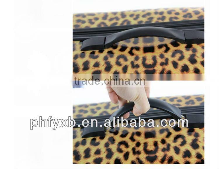 2015 chin factory trolley case 20",24" PC trolley luggage bags with TSA lock and whisper wheels suitcase