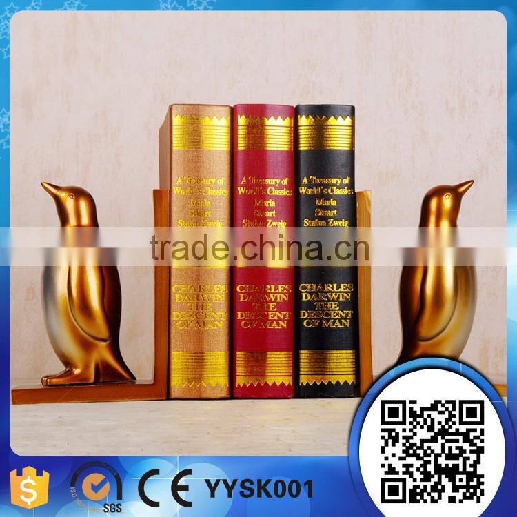 Factory wholesale customized high quality home decor resin bookend