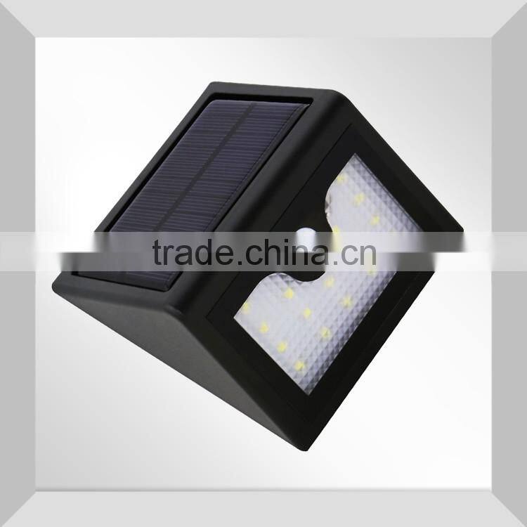 Unique but practical out door Waterproof Solar Powered Security Light, 16 LEDs Solar Motion Sensor Light