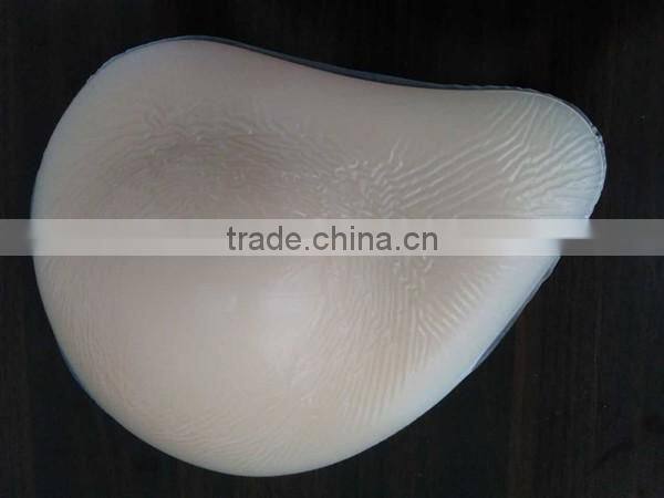 KVS light silicone fake breast form for mastectomy breast cancer woman backside massage effect design false artificial boobs