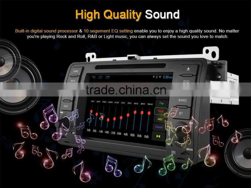 top Ownice C300 car audio for BMW E46 M3 ZT Built in DVD Canbus support rear front camera tmps