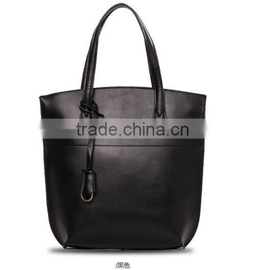 Genuine leather designer lady fashion bag bag maker china women carrier bag tote purse