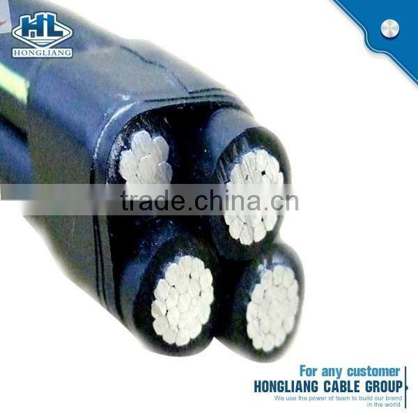 33KV Multi-conductor Whelk Electrical Power Aerial Bundel Cable Aluminum Wire Scrap ABC Cable