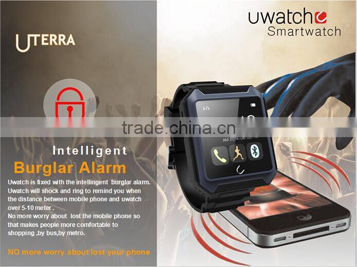 2015 new IP68 Waterproof/Dustproof/Shockproof U Watch U TERRAWatches Bluetooth Smartwatch