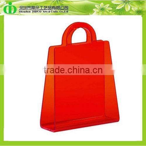 DDG-0017 Trade Assurance Chinese Factory Wholesale Acrylic Magazine Newspaper Storage Holder