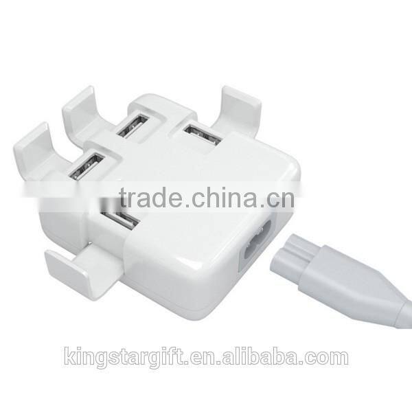 US plug wall travel 4 port usb charger